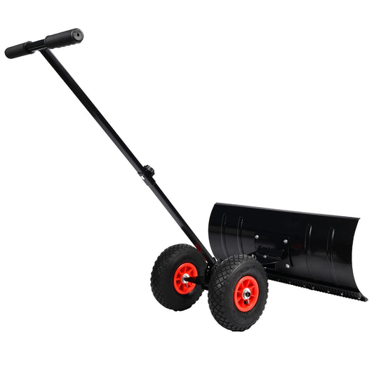 Plug manual pentru zăpadă Hercules, pe roți (5352)