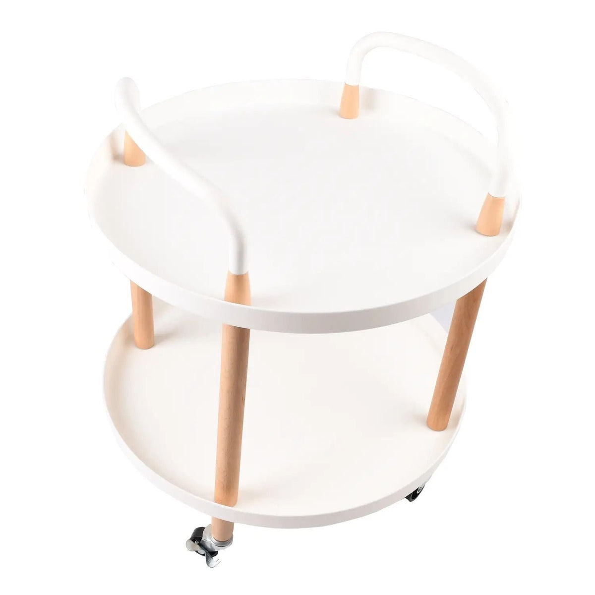 Măsuță-cărucior elegantă cu două niveluri (83640001)