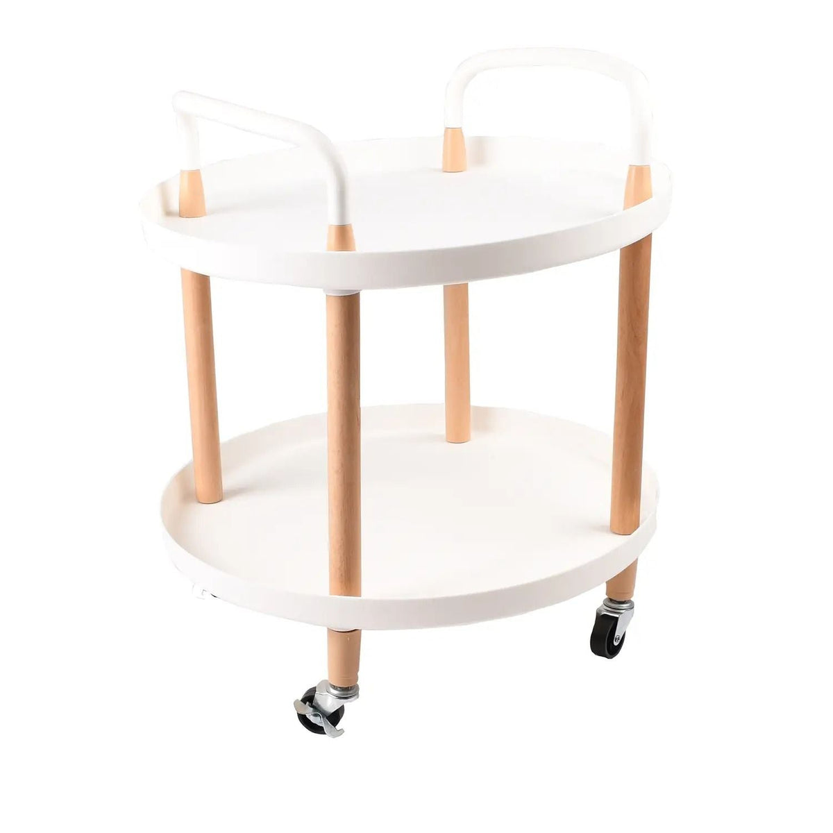 Măsuță-cărucior elegantă cu două niveluri (83640001)