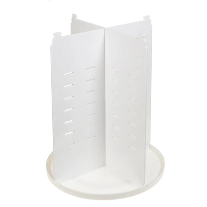 Organizator rotativ 360° pentru cosmetice, alb (71300001)