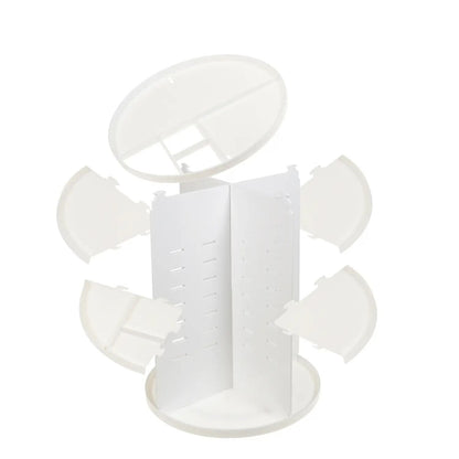 Organizator rotativ 360° pentru cosmetice, alb (71300001)