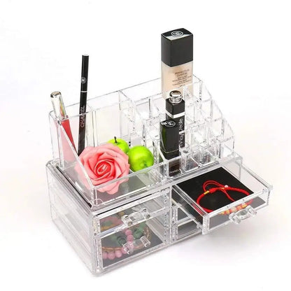Organizator pentru cosmetice și bijuterii transparent (5461)