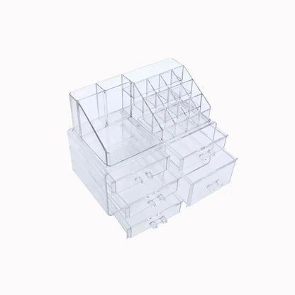 Organizator pentru cosmetice și bijuterii transparent (5461)