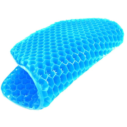 Perna ortopedică cu gel pentru scaun, albastră (8435)