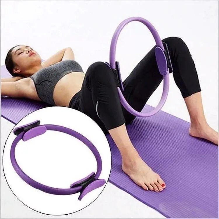 Inel pentru Pilates Izotonic Roz (5611)