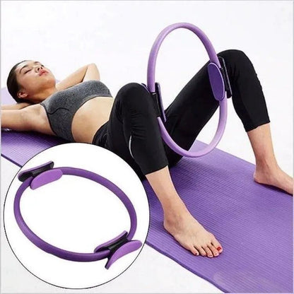 Inel pentru Pilates Izotonic Roz (5611)