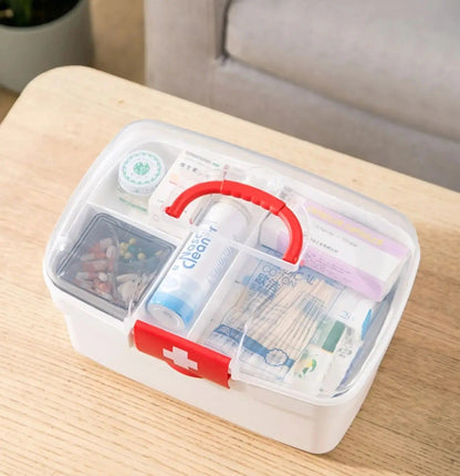 Organizator de medicamente - trusă de prim ajutor cu compartimente suplimentare (83880001)