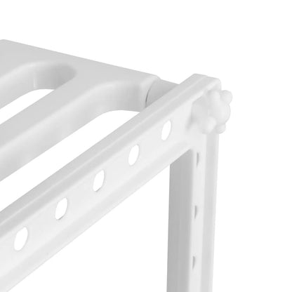 Suport extensibil organizator cu 2 niveluri Alb (8218)