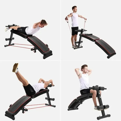 Bancă pliabilă multifuncțională pentru exerciții (7573)