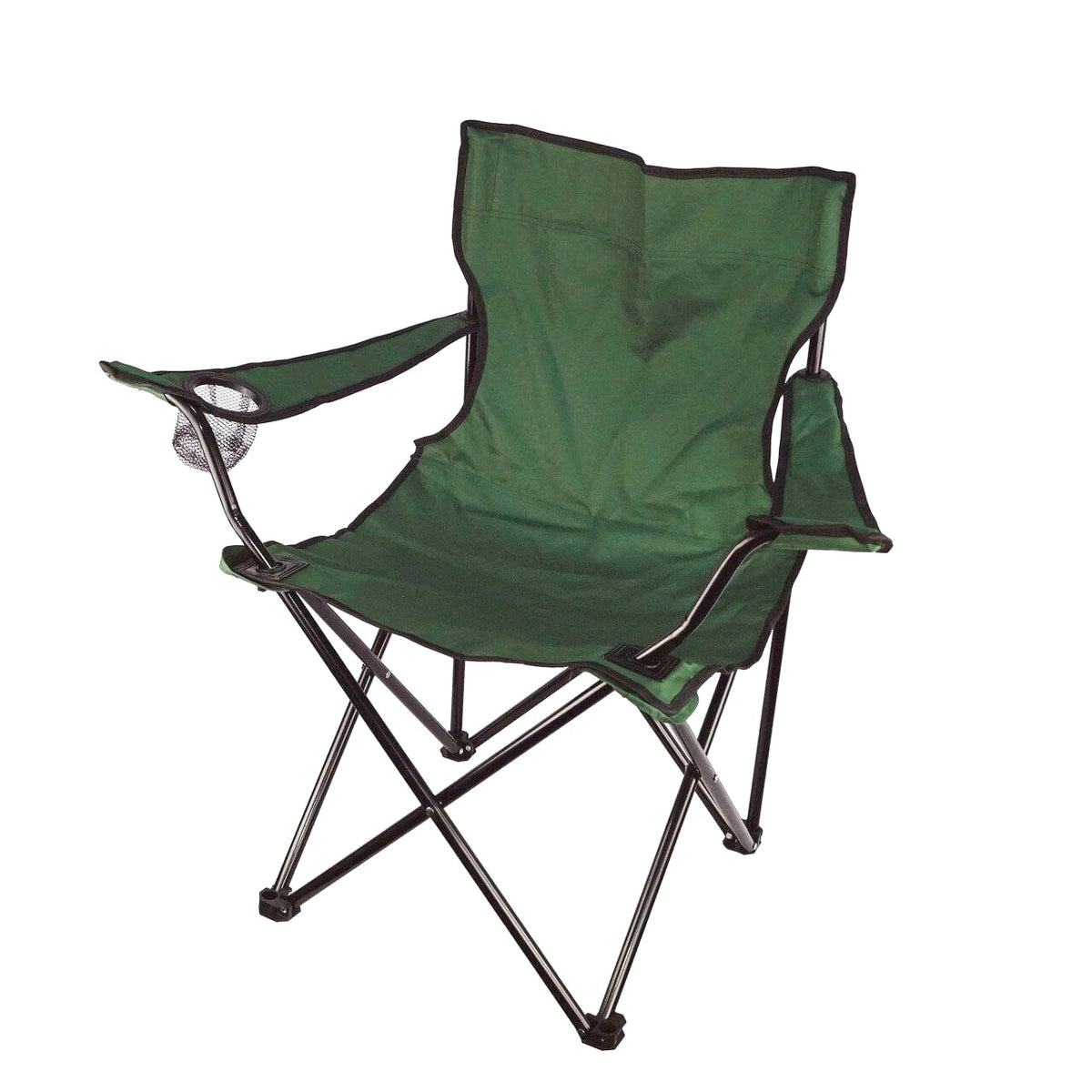 Scaun turistic pliabil tip fotoliu, verde (5046-10002)