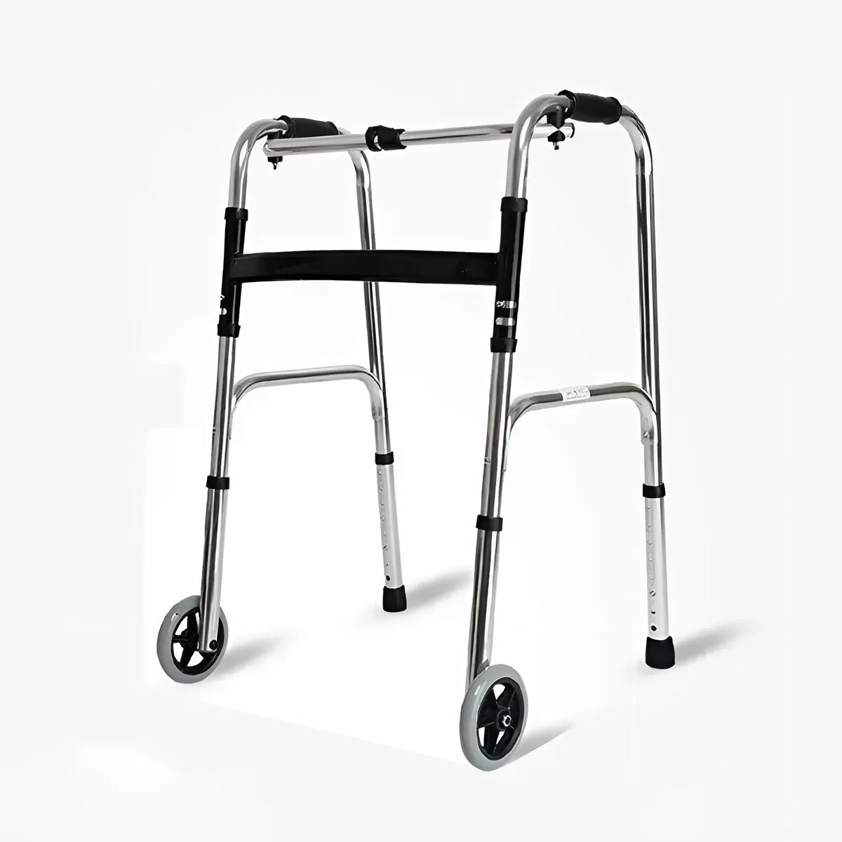 Cadru de mers pliabil cu 2 roți, ușor, pentru seniori (8022)