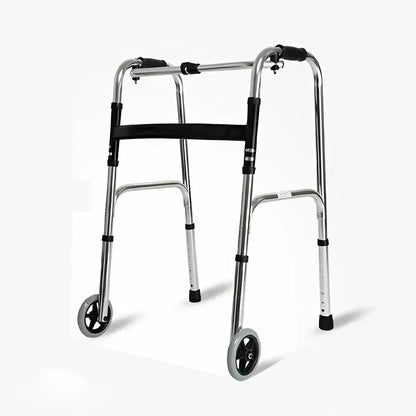 Cadru de mers pliabil cu 2 roți, ușor, pentru seniori (8022)