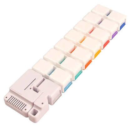 Cutie organizatoare pentru pastile cu temporizator, 15 compartimente (8701)