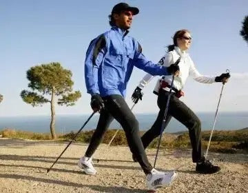 Bețe telescopice de trekking Nordic Walking (4717)