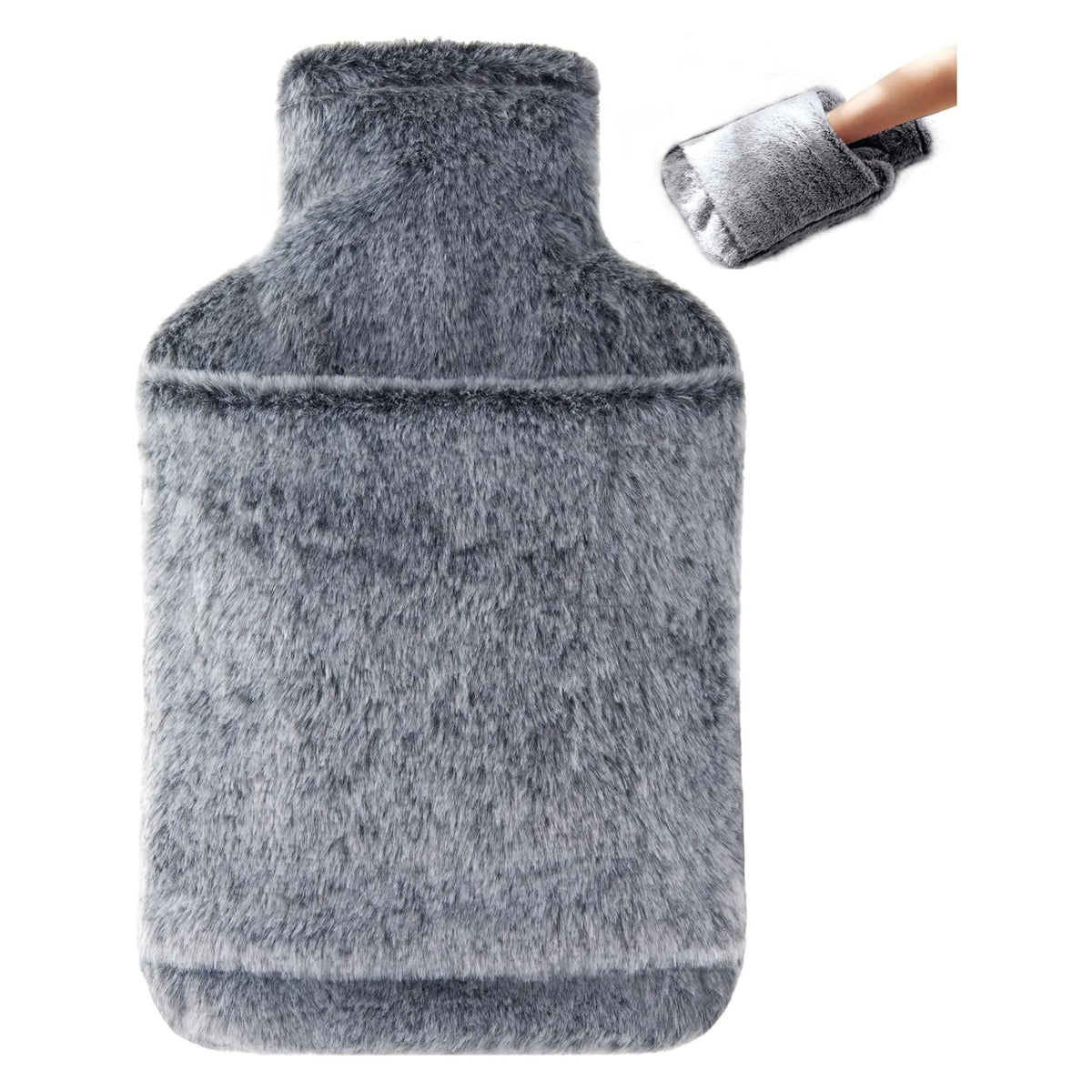 Termofor din cauciuc cu husă, 2 L (94450001)