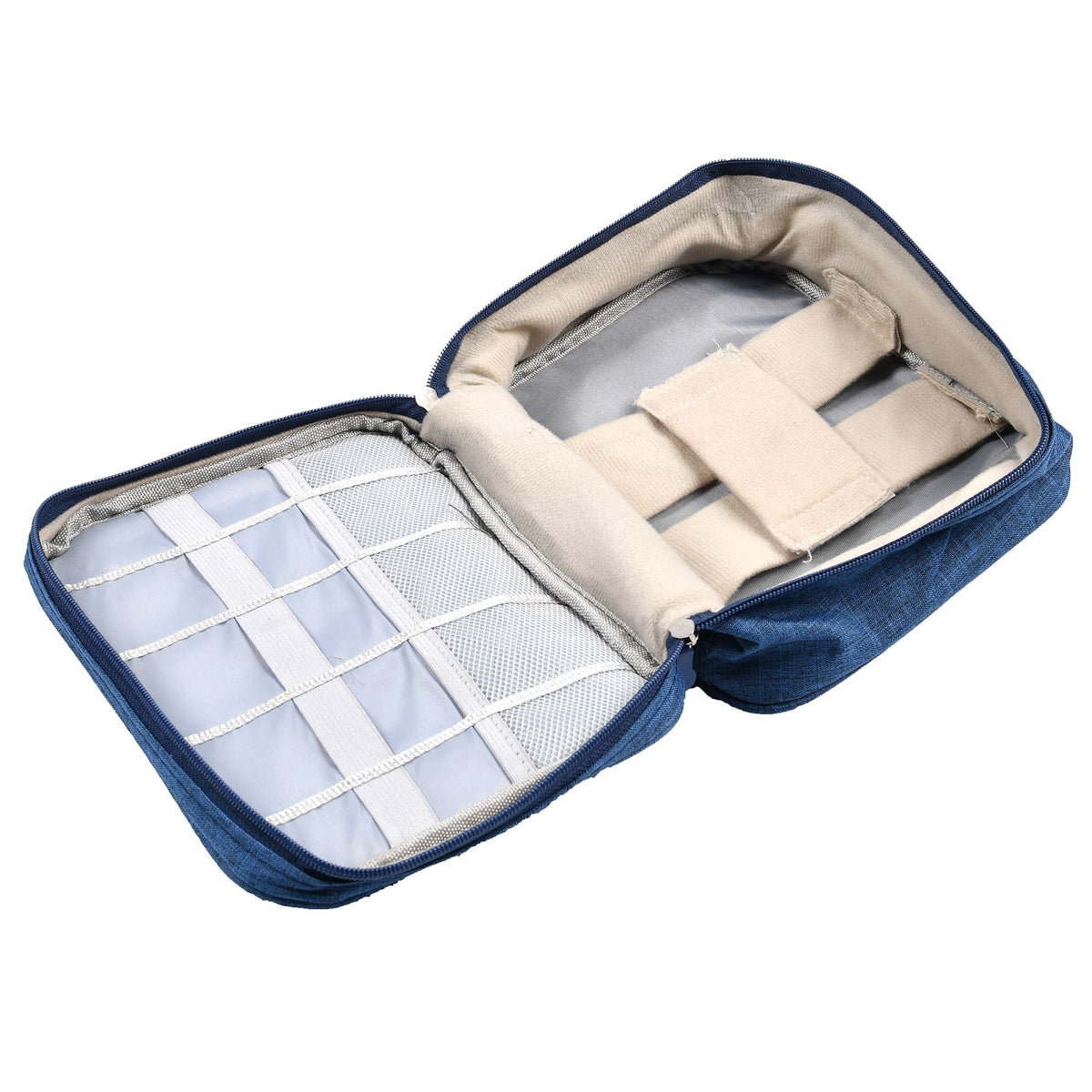 Organizator de Călătorie pentru Cablu și Încărcătoare - Albastru (55400001)