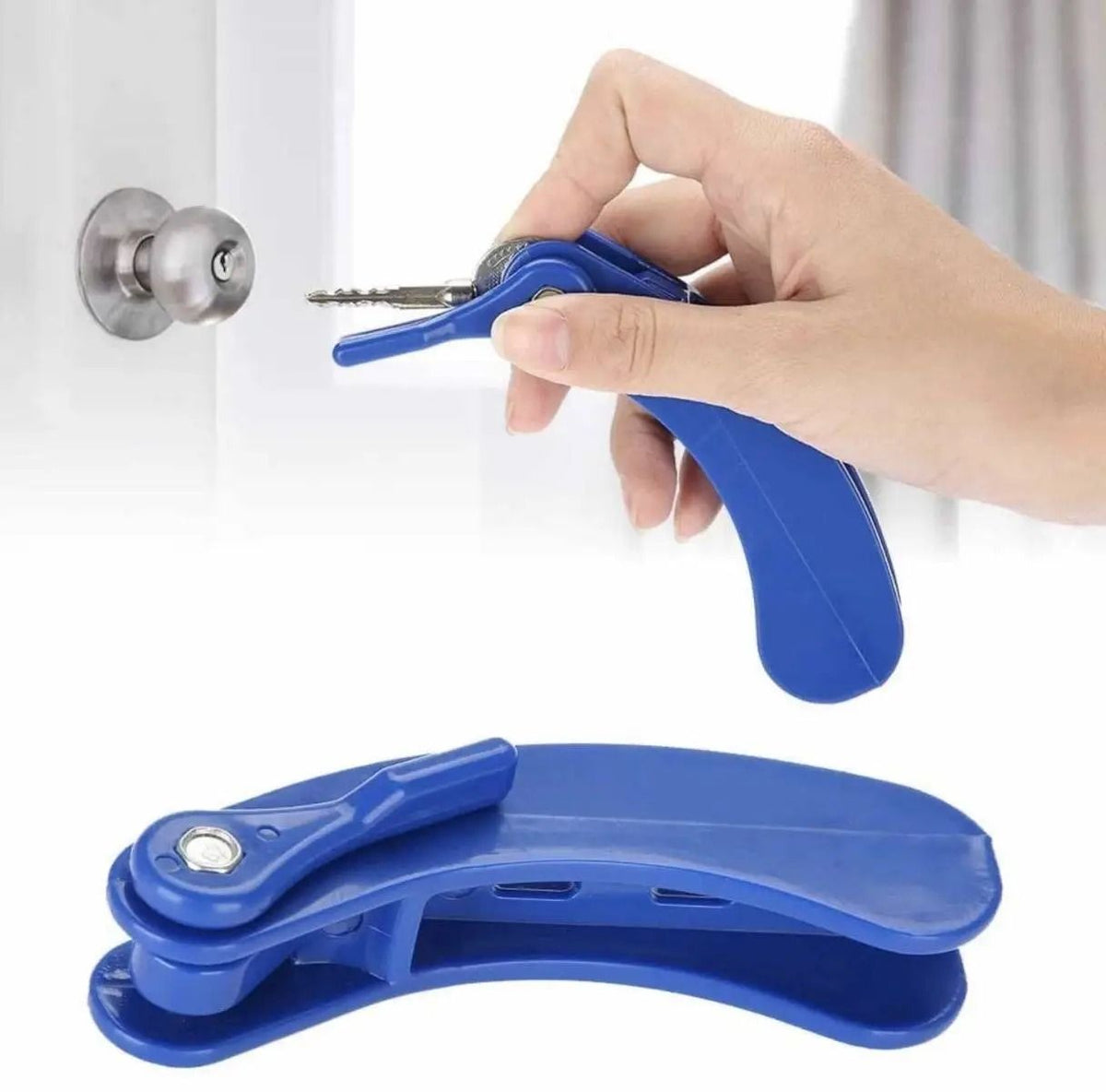 Organizator pentru chei tip breloc, din plastic, albastru (84090002)