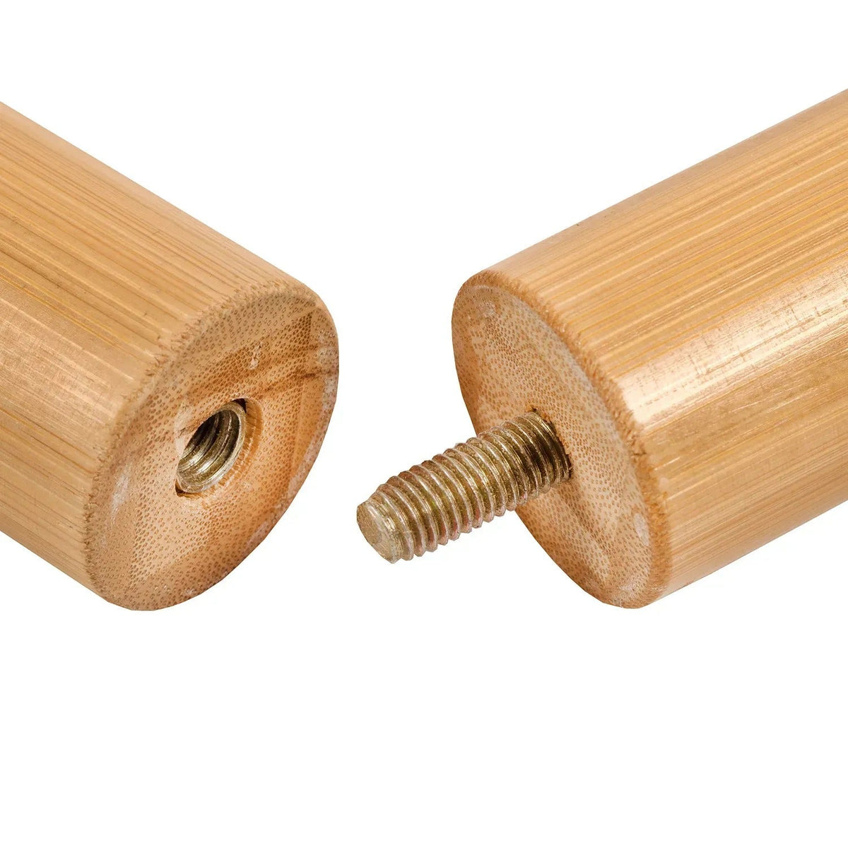 Cuier de podea din bambus cu 8 cârlige, design natural, montaj ușor (91810001)