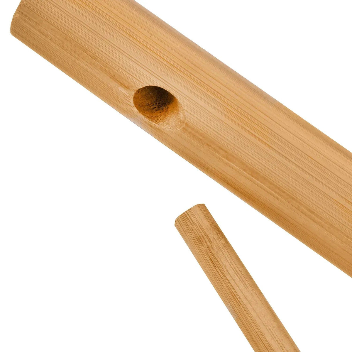 Cuier de podea din bambus cu 8 cârlige, design natural, montaj ușor (91810001)