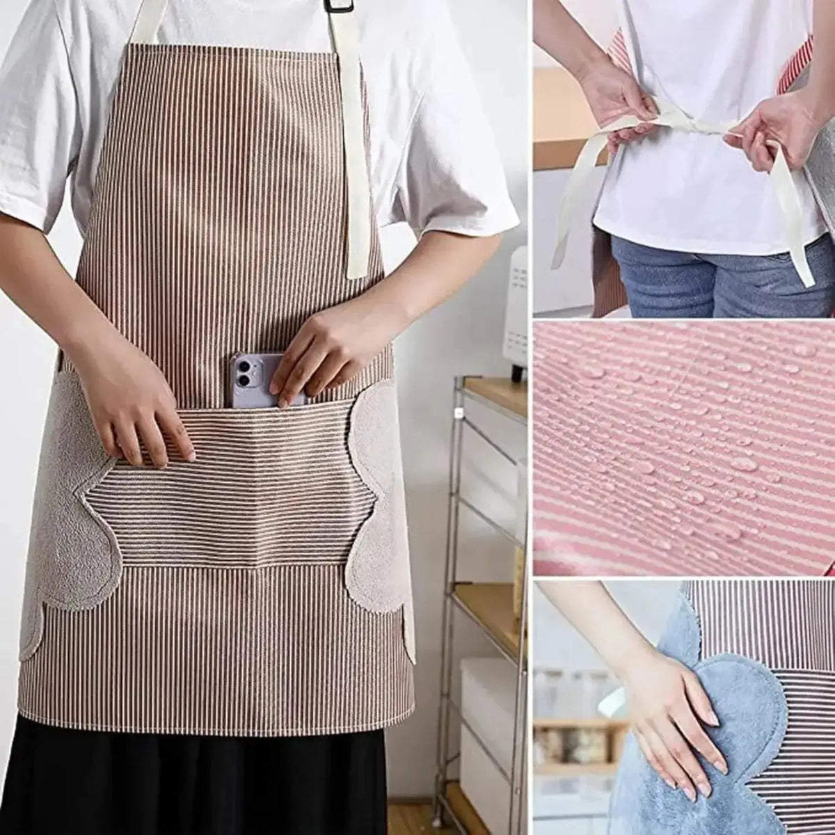 Șorț Gastronomic Impermeabil cu Buzunar (89920001)