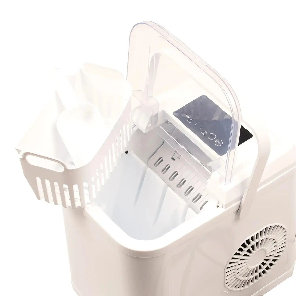 Mașină de gheață portabilă 110 W Albă (88960001)