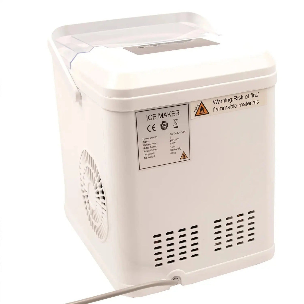 Mașină de gheață portabilă 110 W Albă (88960001)