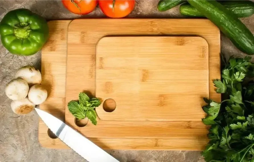 Set de 3 plăci de tăiat din bambus ecologice (91750001)